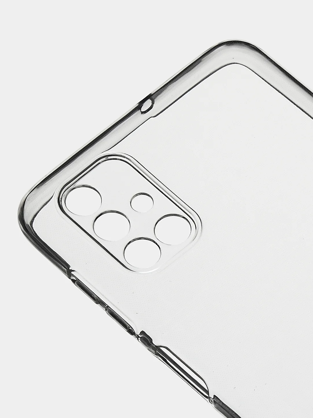Чехол для Samsung M51 прозрачный силиконовый