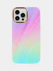 Голубой чехол для iPhone 11 "Акварель"