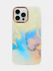 Голубой чехол Акварель для iPhone 12 Pro Max