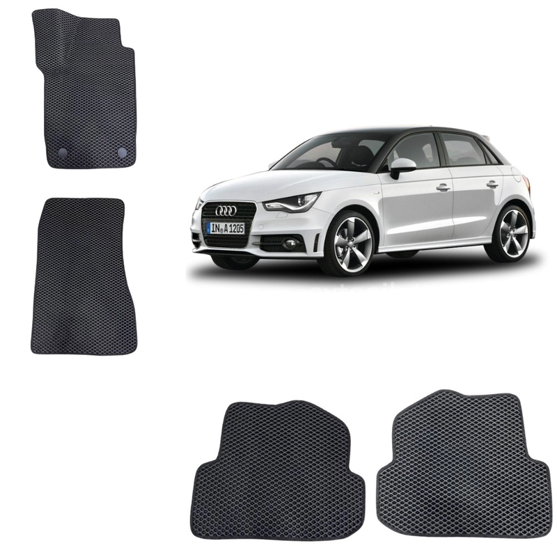 3-D Автомобильные коврики EVA в салон для AUDI A1 8X 1 поколение / Ауди А1 8Икс
