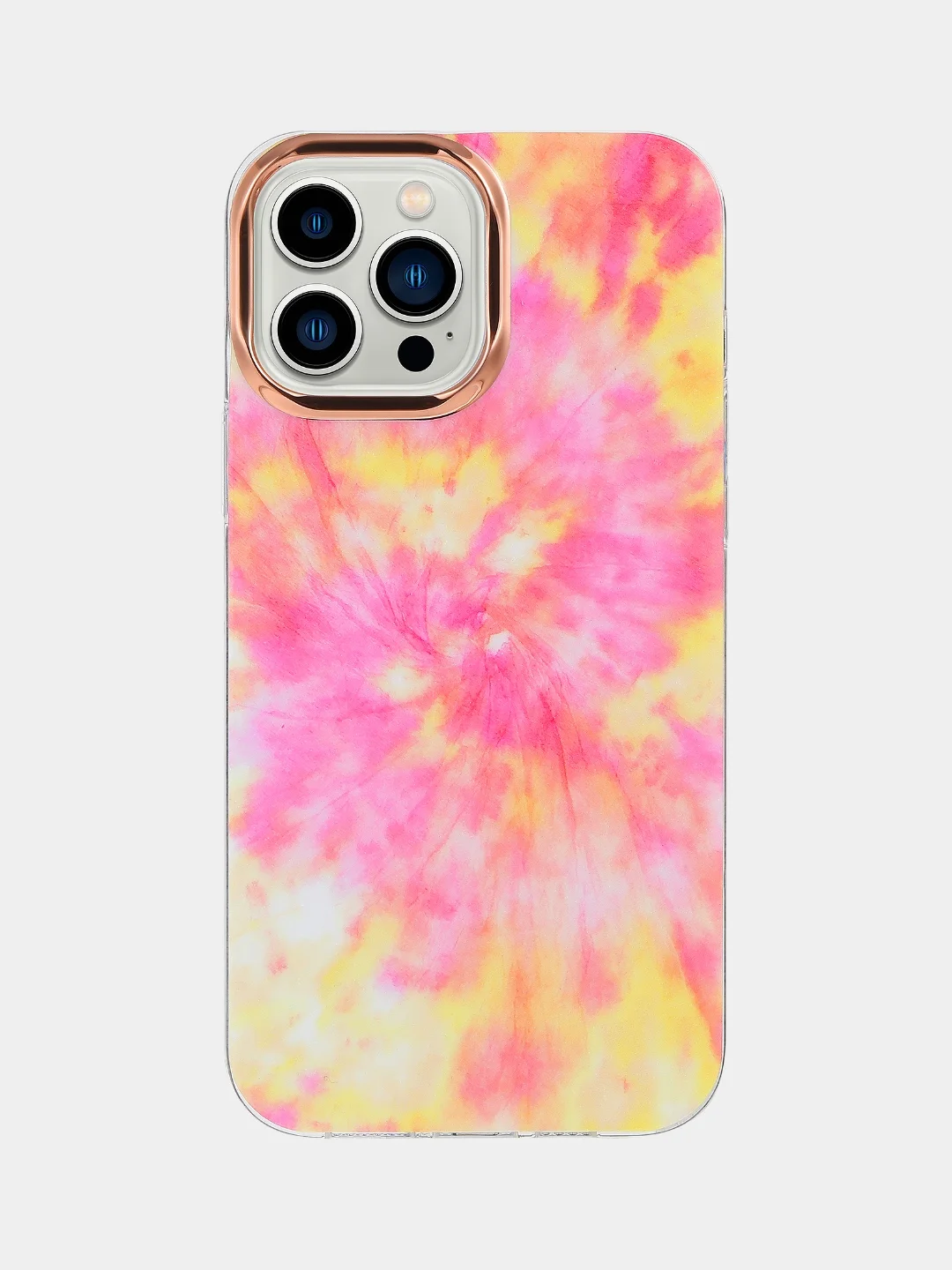 Голубой чехол для iPhone 13 "Акварель"