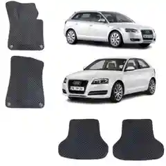 Автомобильные коврики 3D EVA в салон для AUDI A3 8P / Ауди А3 8П купе, хетчбек , кабриолет