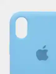 Небесно-голубой чехол Apple Silicone Case для Iphone Xr