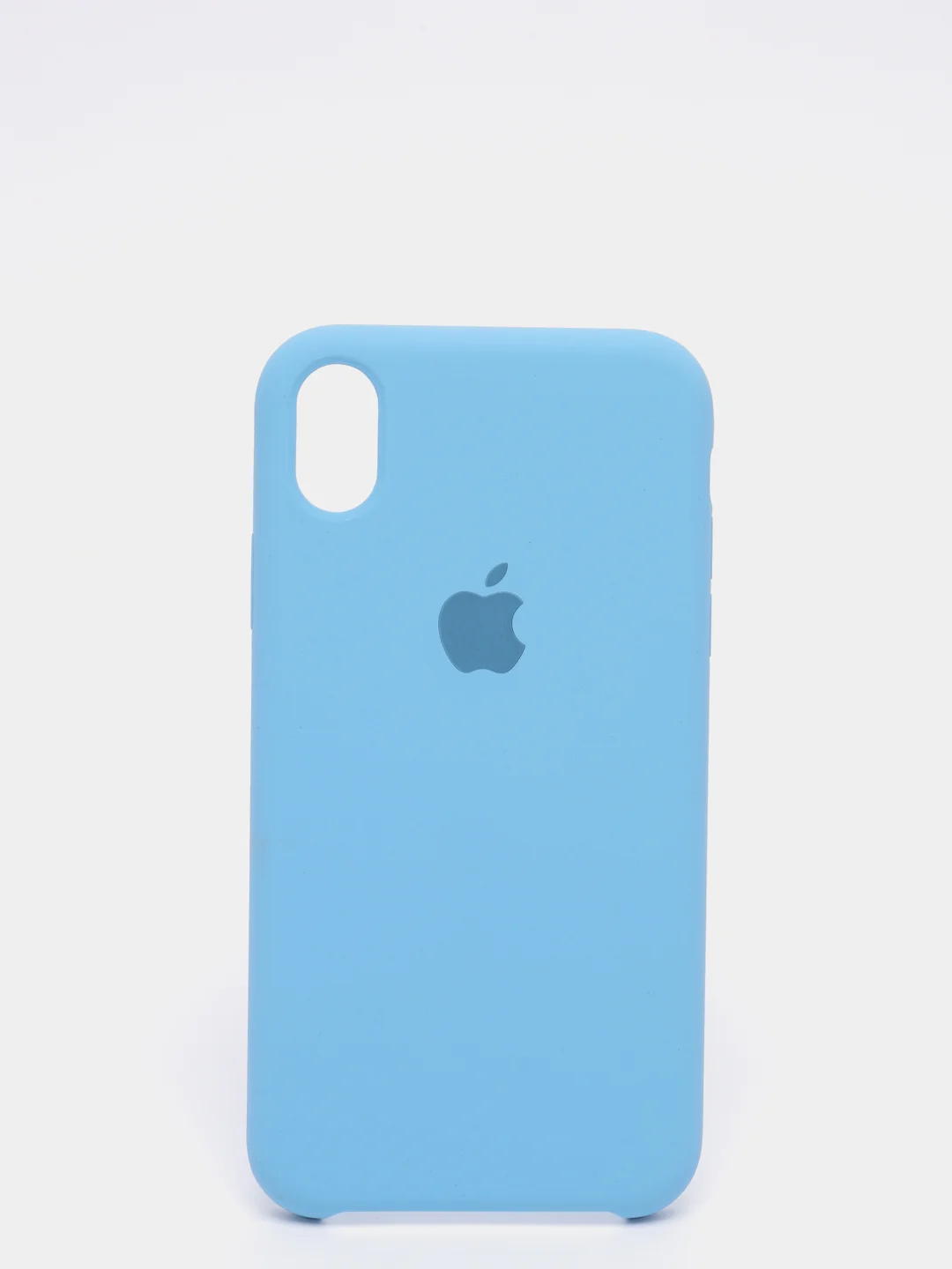 Небесно-голубой чехол Apple Silicone Case для Iphone Xr