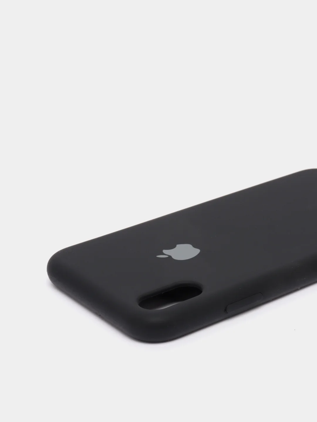 Черный чехол Apple Silicone Case для Iphone Xr