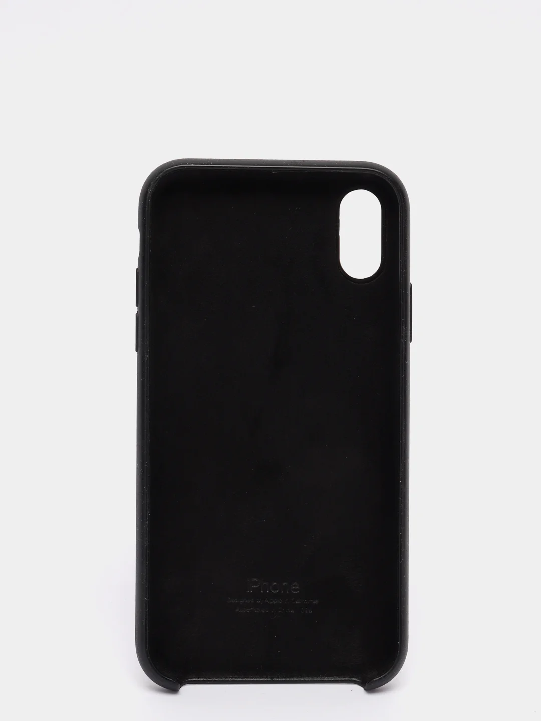 Черный чехол Apple Silicone Case для Iphone Xr