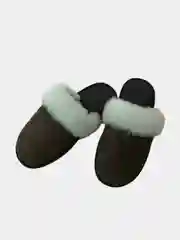 Тапочки домашние, унисекс, из овчины, меховые