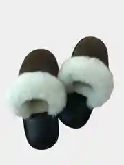 Тапочки домашние, унисекс, из овчины, меховые