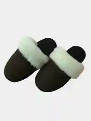 Тапочки домашние, унисекс, из овчины, меховые
