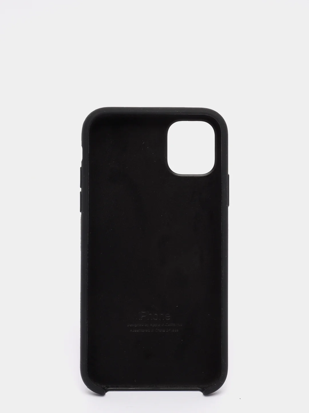 Черный силиконовый чехол для Apple iPhone 11 Soft Touch