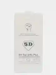 Белый стекло защитное 5D для iPhone 6, 6plus 6s, 6splus 7, 7plus  8, 8plus iPhone XR iPhone XS