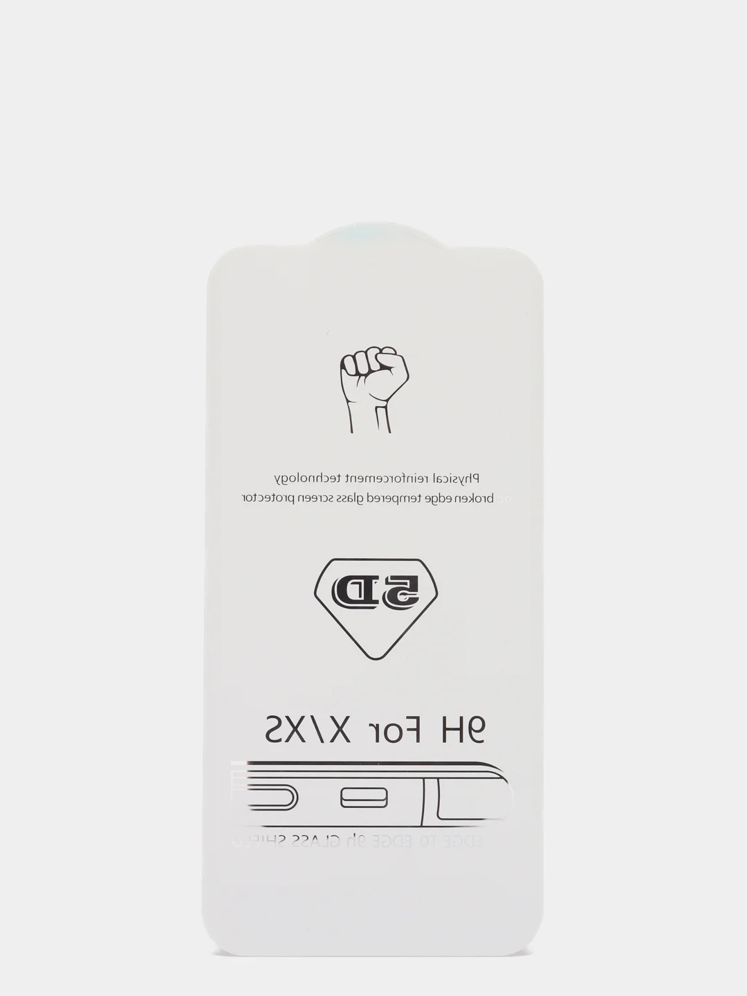 Белый стекло защитное 5D для iPhone 6, 6plus 6s, 6splus 7, 7plus  8, 8plus iPhone XR iPhone XS