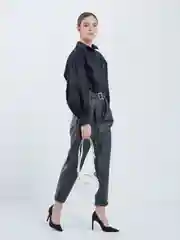 Белый женская сумка через плечо, круглая