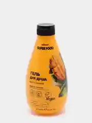 Cafe mimi Super Food  Гель для душа Манго & Базилик, 370 мл