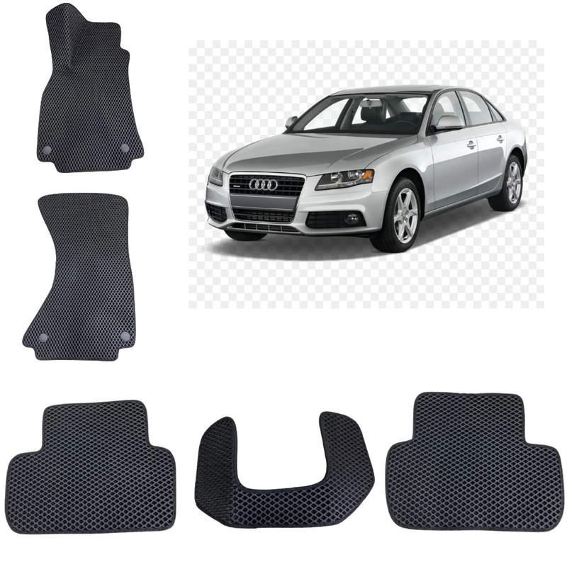 Автомобильные коврики 3D EVA в салон для AUDI A4 B8 4 поколение / Ауди А4 Б8