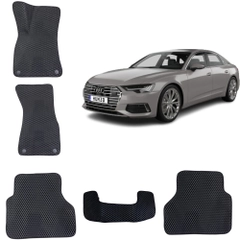 3-D Автомобильные EVA коврики в салон для AUDI A6 С8 5 поколение / Ауди А6 Ц8