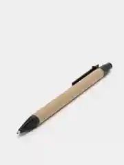 Черный крафтовая эко ручка шариковая