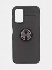 Черный чехол для iPhone XR с кольцом