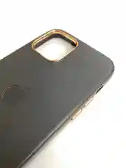 Чехол натуральная кожа Leather case для iphone 12