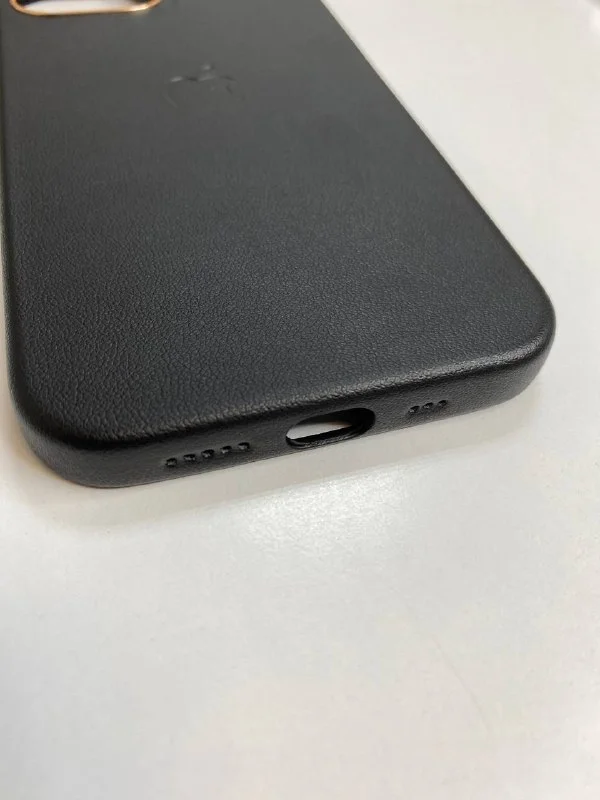 Чехол натуральная кожа Leather case для iphone 12