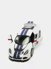 Белый металлическая машинка 1:32 Lotus Exige S 2012 KT5361DF