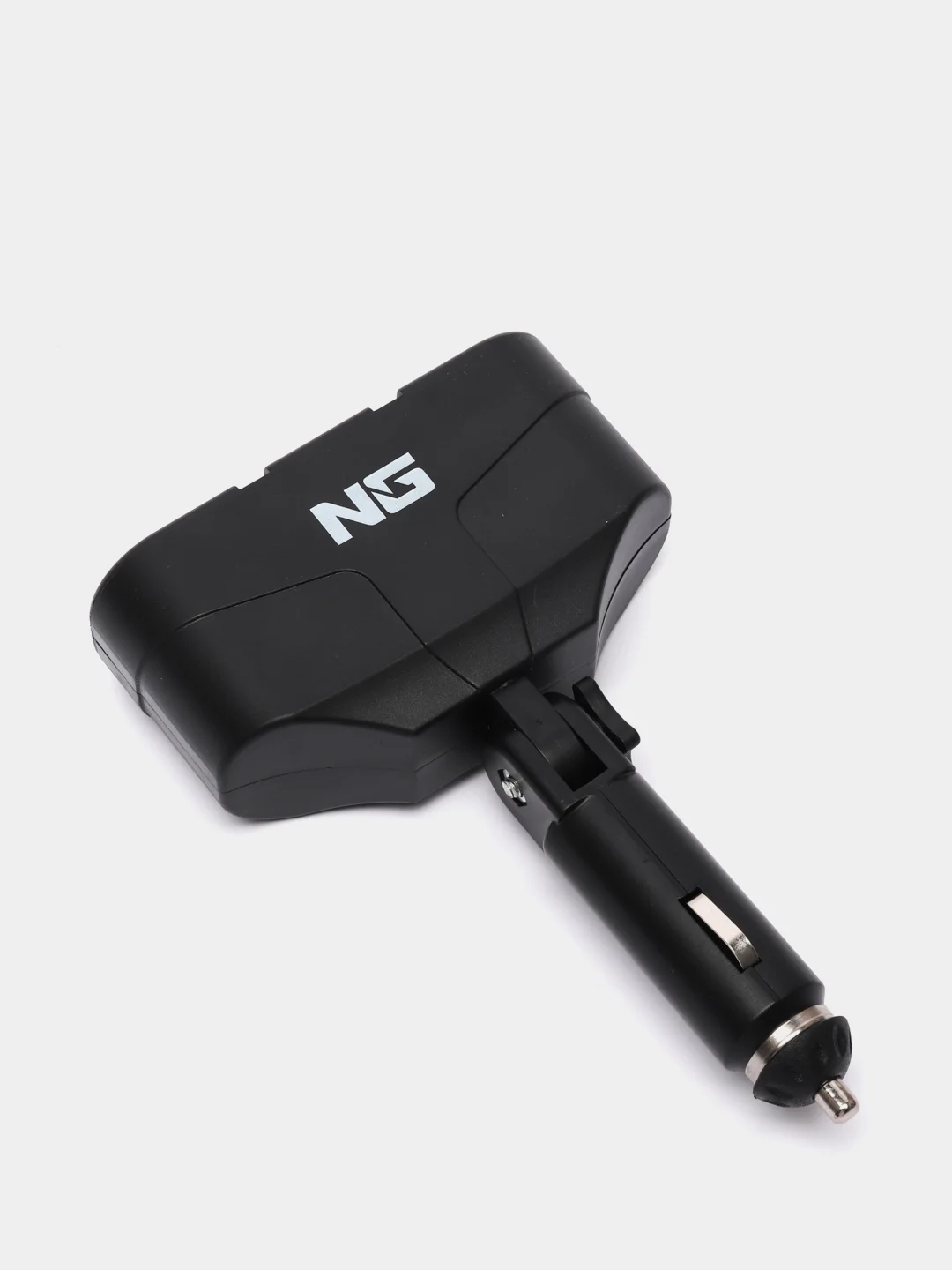 NG Разветвитель прикуривателя, 2 выхода +2 USB, 60 W, 2.1А, 12/24В,  пластик