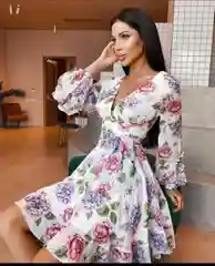 Платье повседневное "Итальянка"