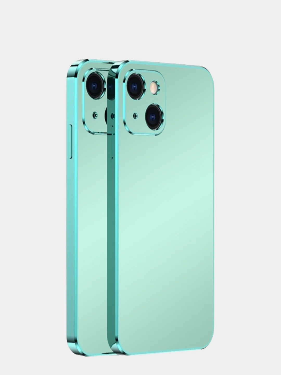 Зеленый чехол для iPhone 13 Pro Max силиконовый айфон про макс