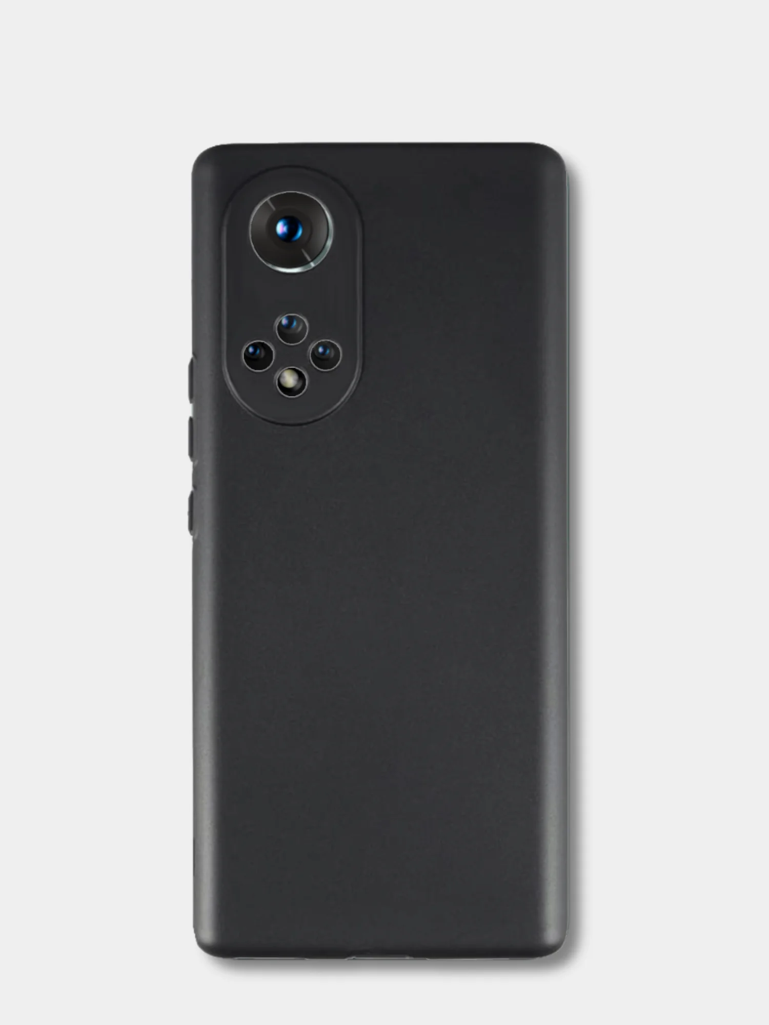 Угольный чехол Honor 50, Huawei Nova 9, Хонор 50, Хуавей Нова 9 черный силиконовый матовый