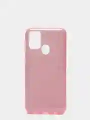 Розовый чехол блестящий Samsung M31 /  Samsung M21 /  Samsung M30s