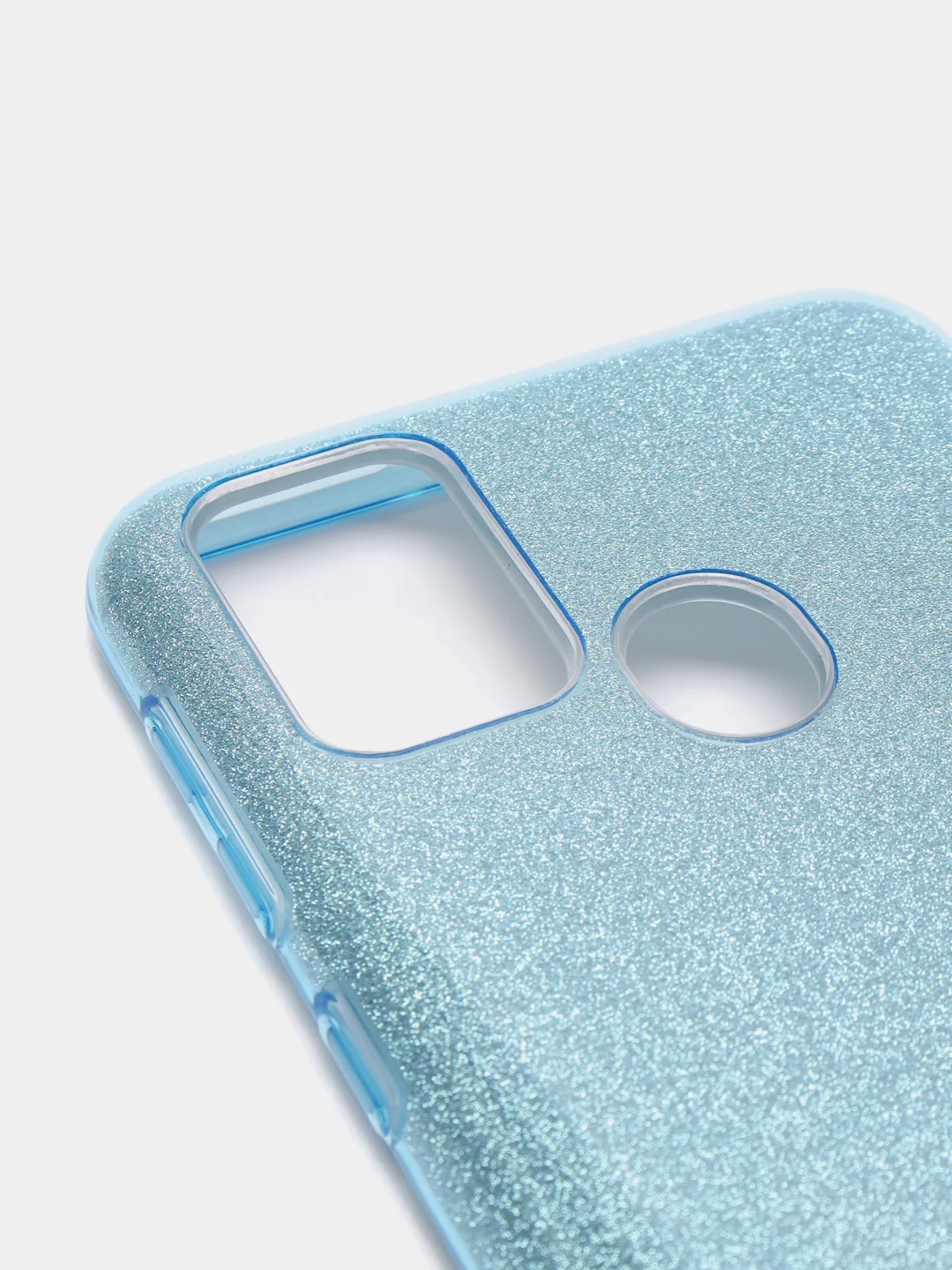 Голубой чехол блестящий Samsung M31 /  Samsung M21 /  Samsung M30s