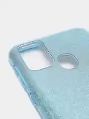 Голубой чехол блестящий Samsung M31 /  Samsung M21 /  Samsung M30s