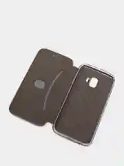 Тёмно-серый чехол-книжка Samsung J2 core
