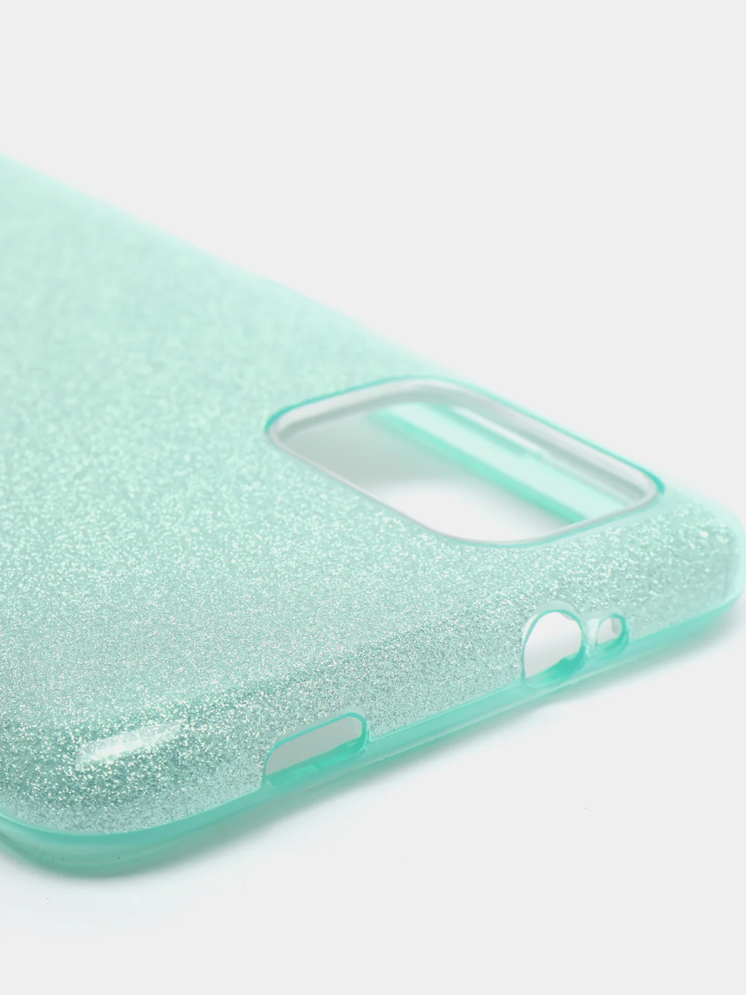 Бирюзовый чехол блестящий XIAOMI POCO M3