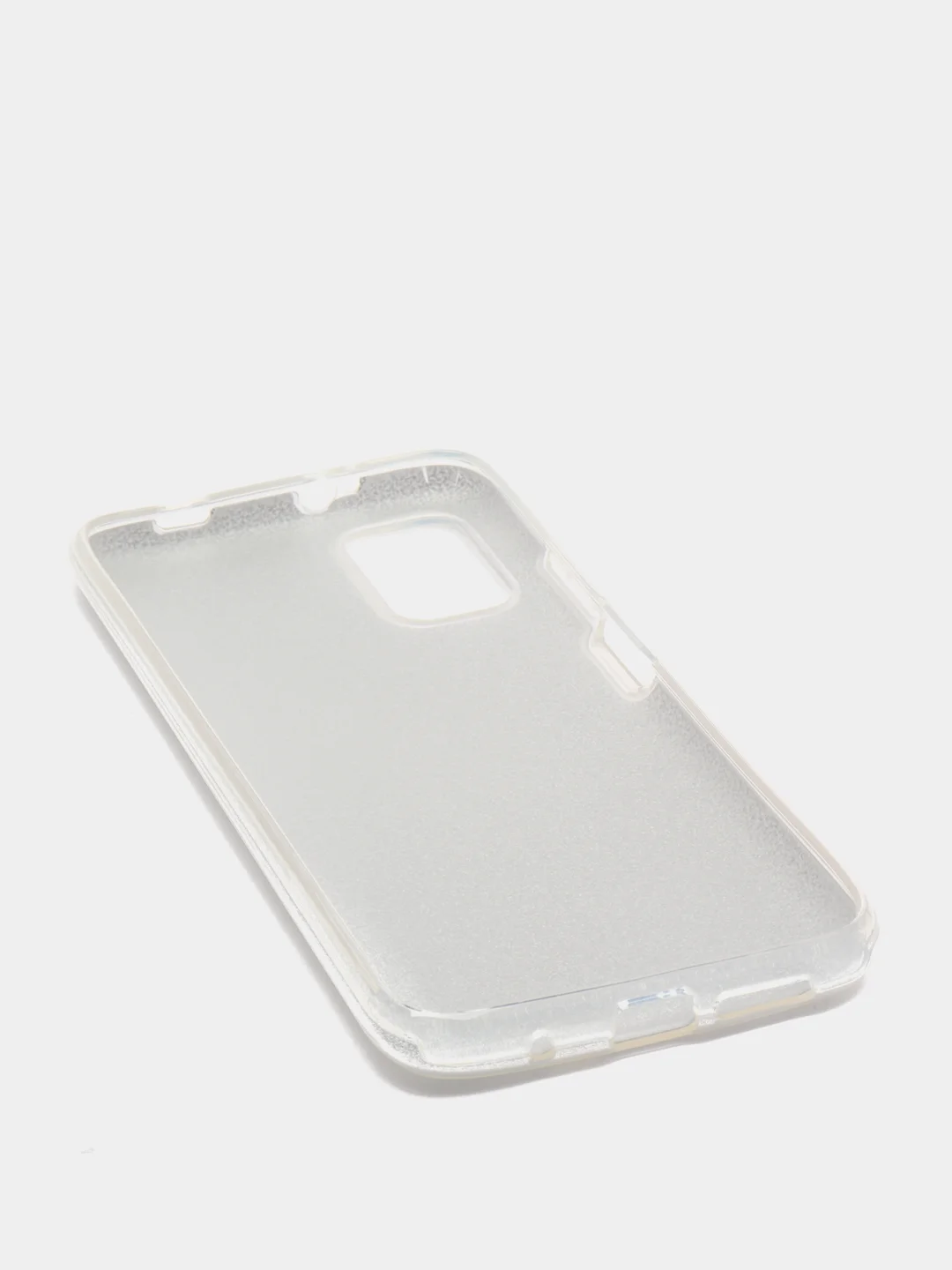 Серебряный чехол блестящий XIAOMI POCO M3