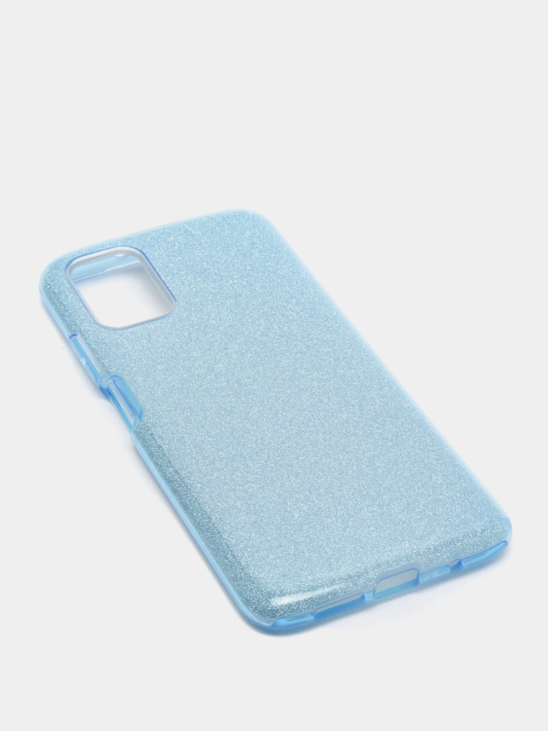Голубой чехол блестящий XIAOMI POCO M3