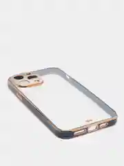 Темно-синий чехол силиконовый с металическим ободком IPHONE 13 / 13 pro / 13 mini / 13 pro max
