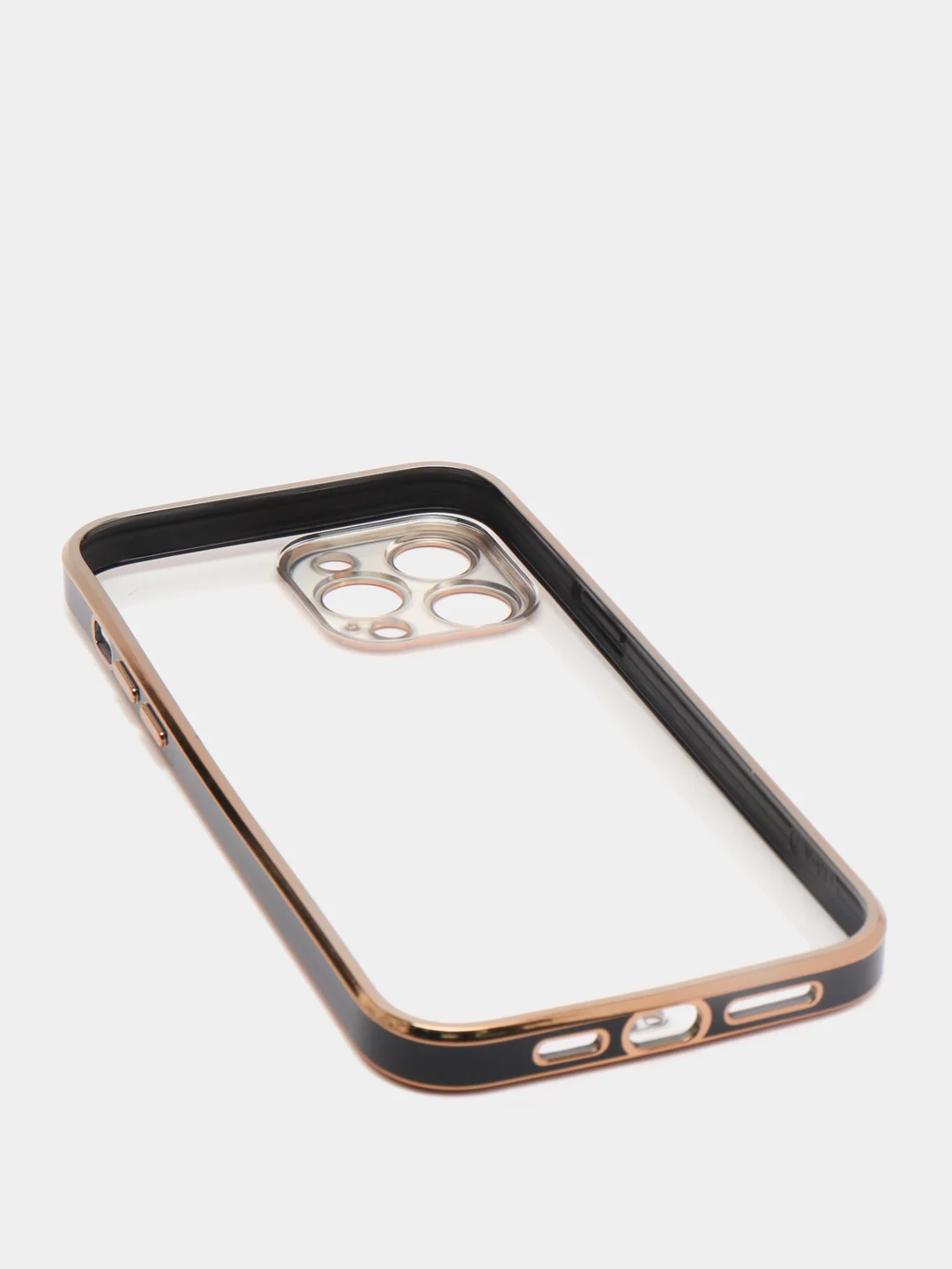 Черный чехол силиконовый с металическим ободком IPHONE 13 / 13 pro / 13 mini / 13 pro max