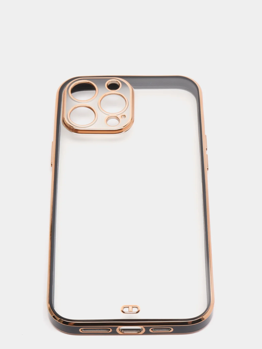 Черный чехол силиконовый с металическим ободком IPHONE 13 / 13 pro / 13 mini / 13 pro max