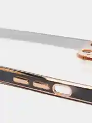 Черный чехол силиконовый с металическим ободком IPHONE 13 / 13 pro / 13 mini / 13 pro max