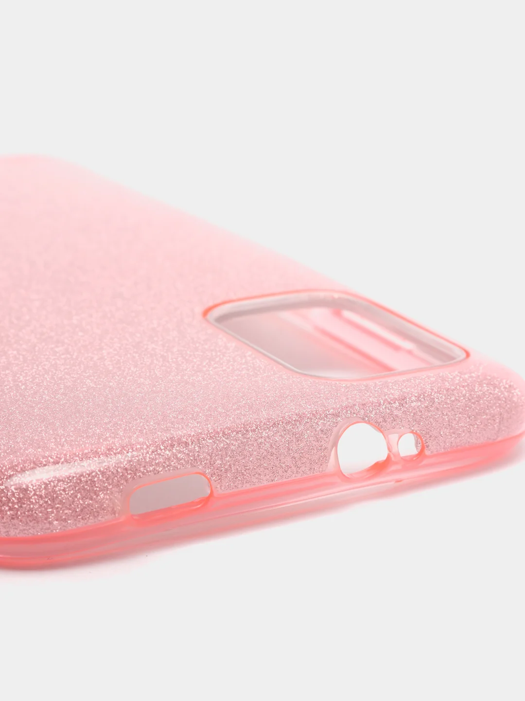 Розовый чехол блестящий XIAOMI POCO M3
