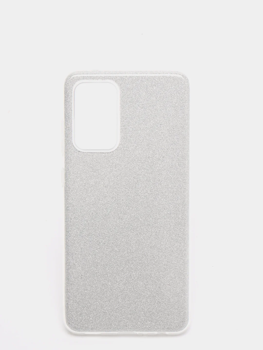 Серебряный чехол блестящий SAMSUNG A72