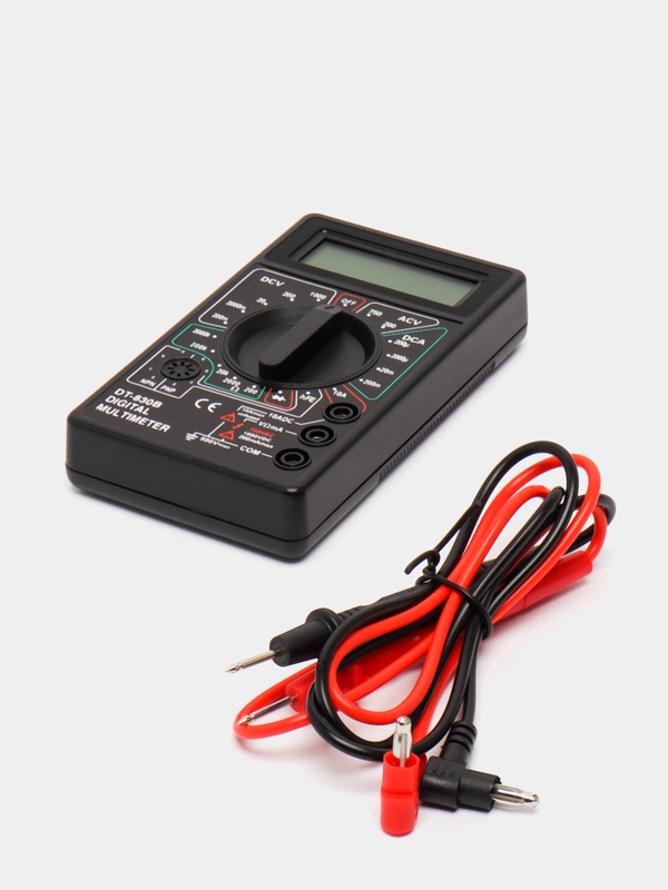 Мультиметр цифровой (тестер) DT-830B, батарейка в комплекте