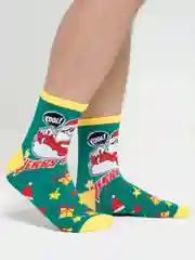 Зеленый носки мужские, новогодние
