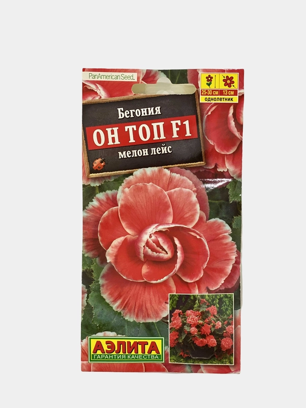 Бегония "Он топ мелон лейс", семена, цветы