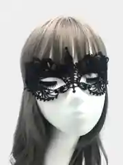 Черный ажурная маска.Маска для лица