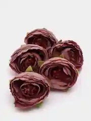 Тёмно-бордовый искуственные цветы, бутоны