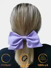 Фиолетовый бант для волос, детский бант, большой бант