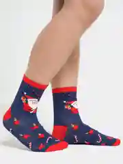 Синий носки мужские, новогодние