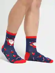 Синий носки мужские, новогодние
